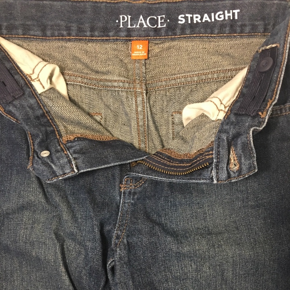 Children’s Place Jeans Size 12 Straight - Picture 2 of 4